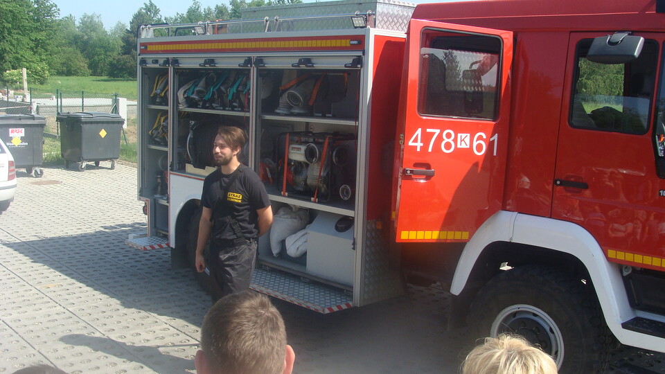 Wizyta Państwowej Straży Pożarnej z Myślenic