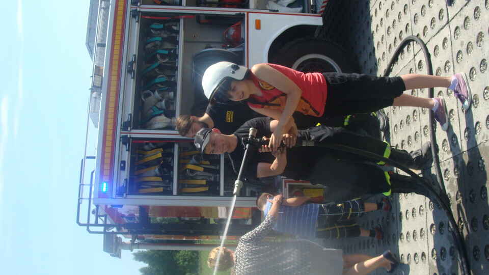 Wizyta Państwowej Straży Pożarnej z Myślenic