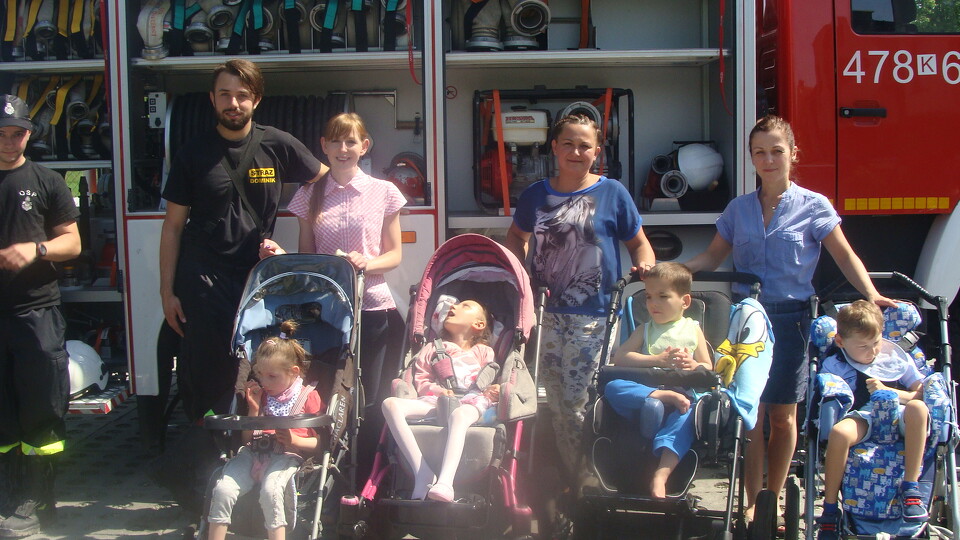 Wizyta Państwowej Straży Pożarnej z Myślenic