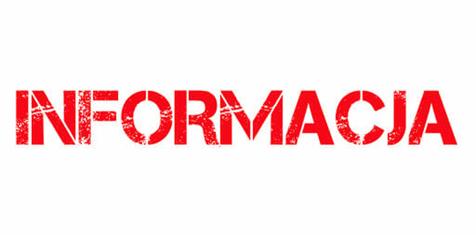 INFORMACJA !!!